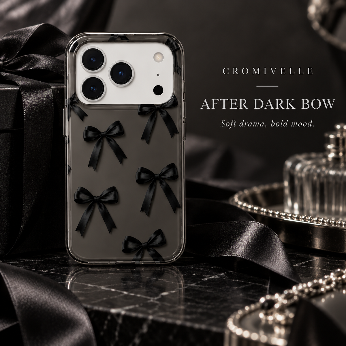 Cromivelle®After Dark Bow · BOLDLY SOFT