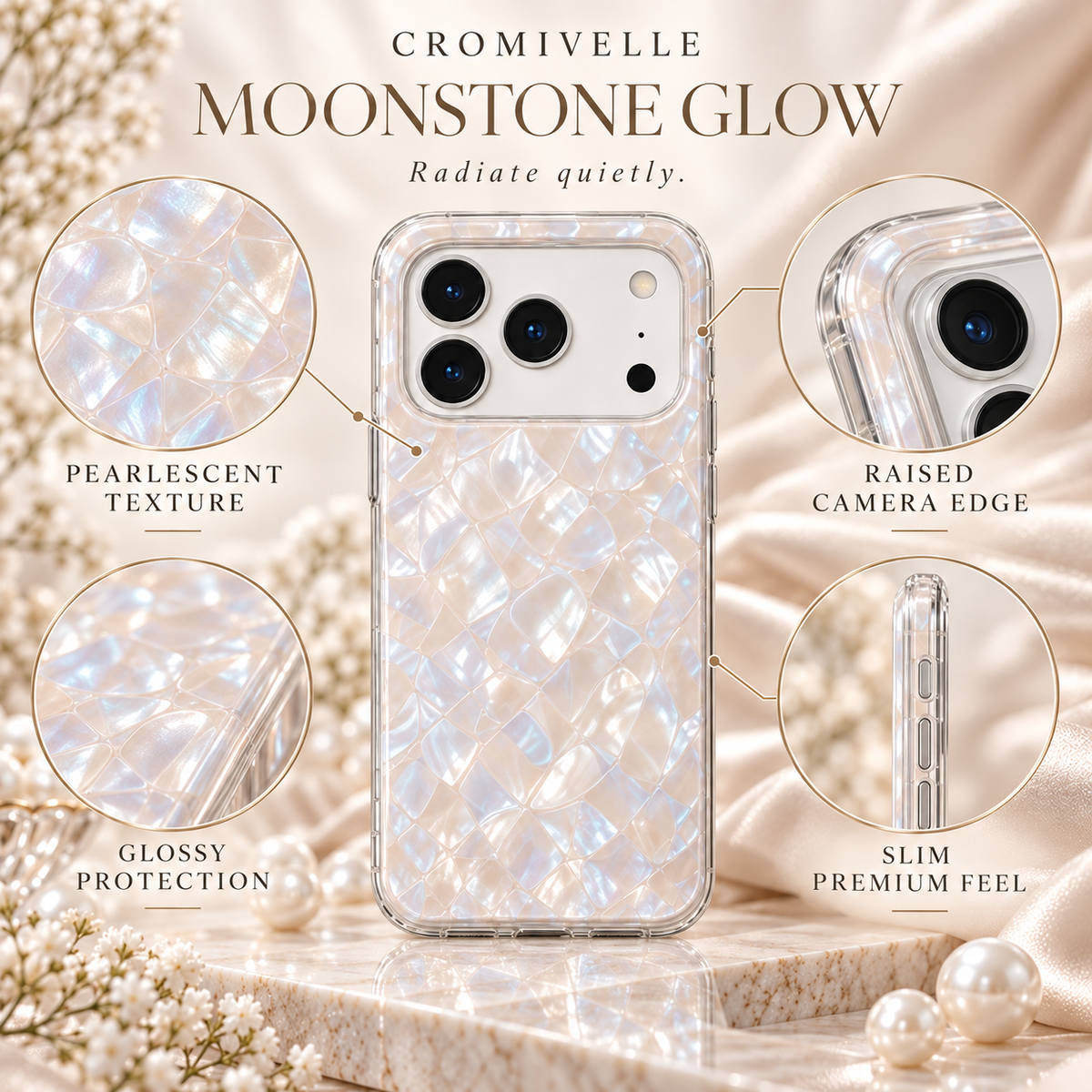Cromivelle®Moonstone Glow · Radiate Quietly